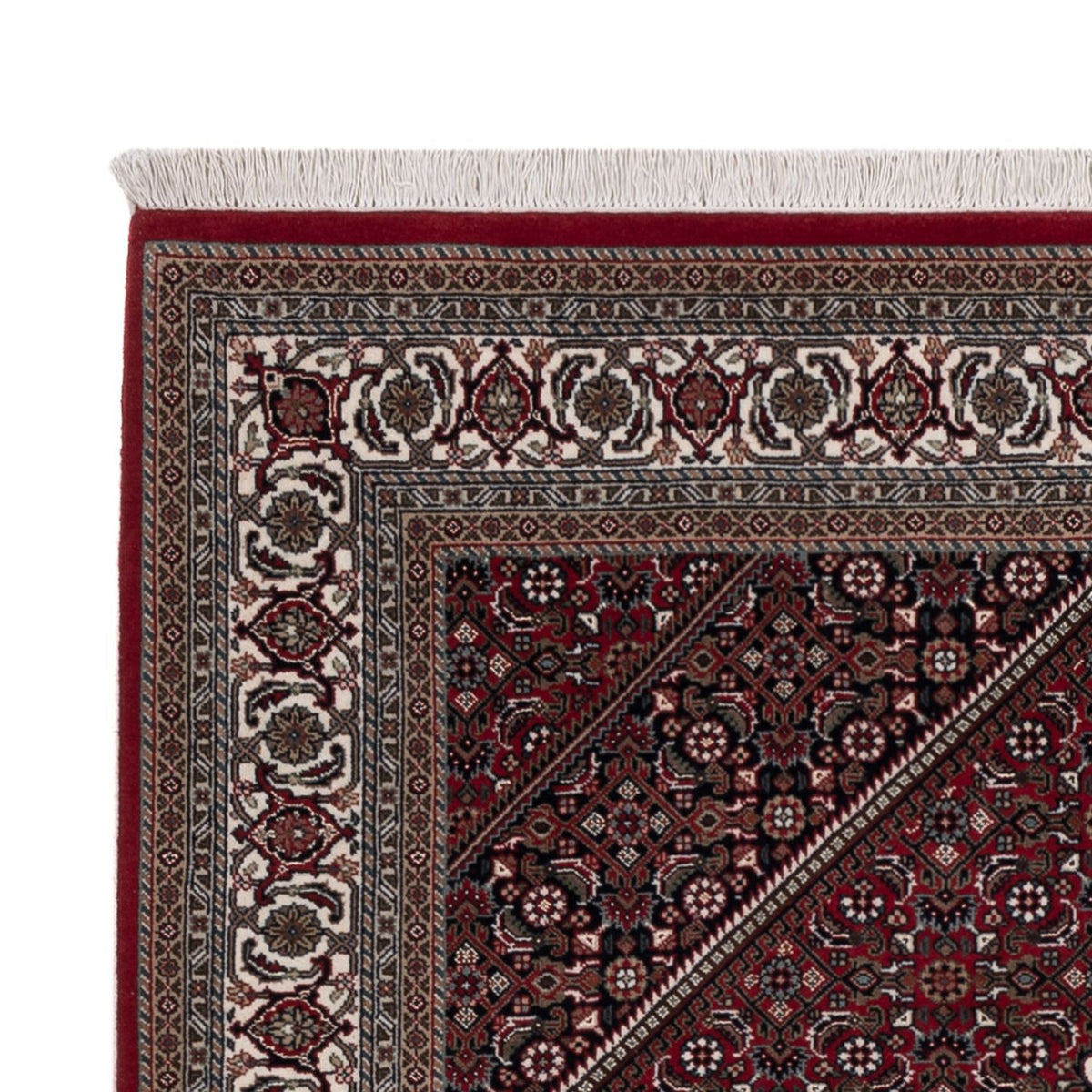 Tappeto orientale - Bidjar - Indo - 204 x 145 cm - marrone scuro