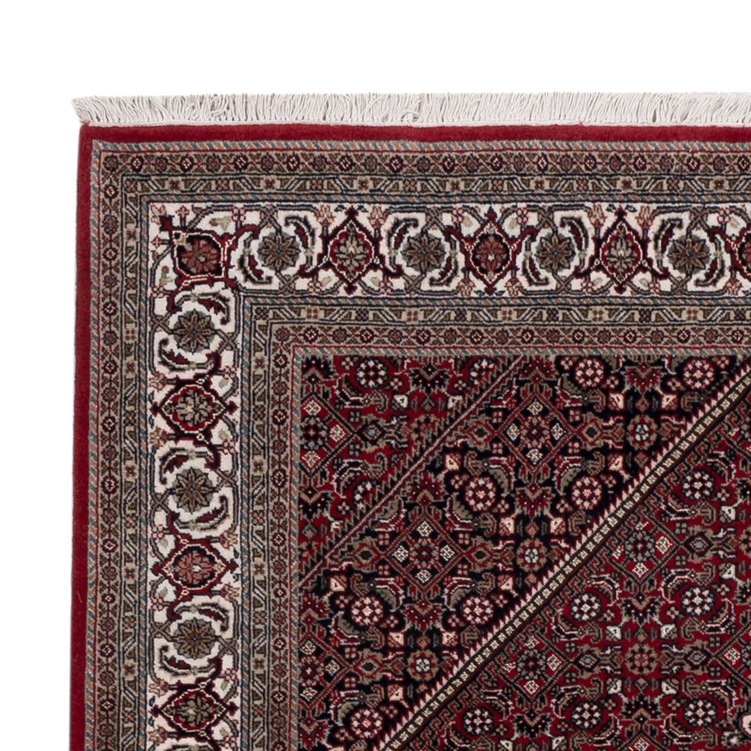 Tappeto orientale - Bidjar - Indo - 202 x 138 cm - marrone scuro