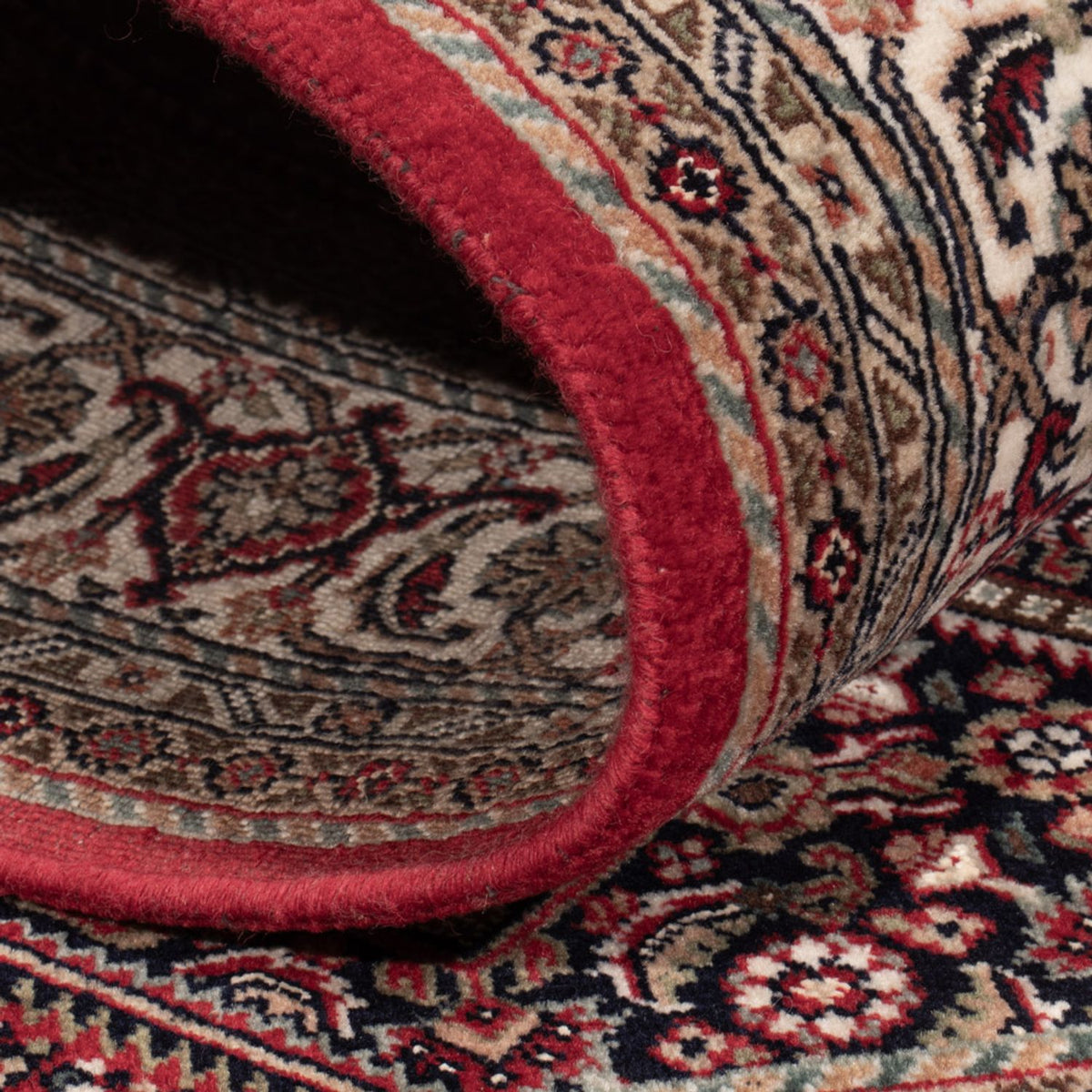 Tappeto orientale - Bidjar - Indo - 202 x 138 cm - marrone scuro