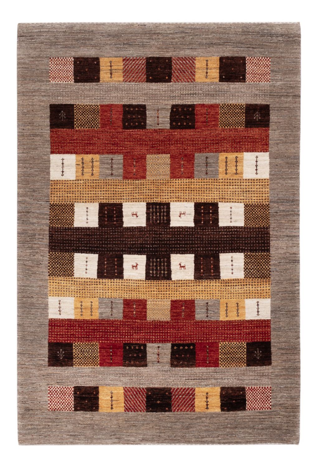 Tappeto Gabbeh - Loribaft Indus - 216 x 147 cm - multicolore