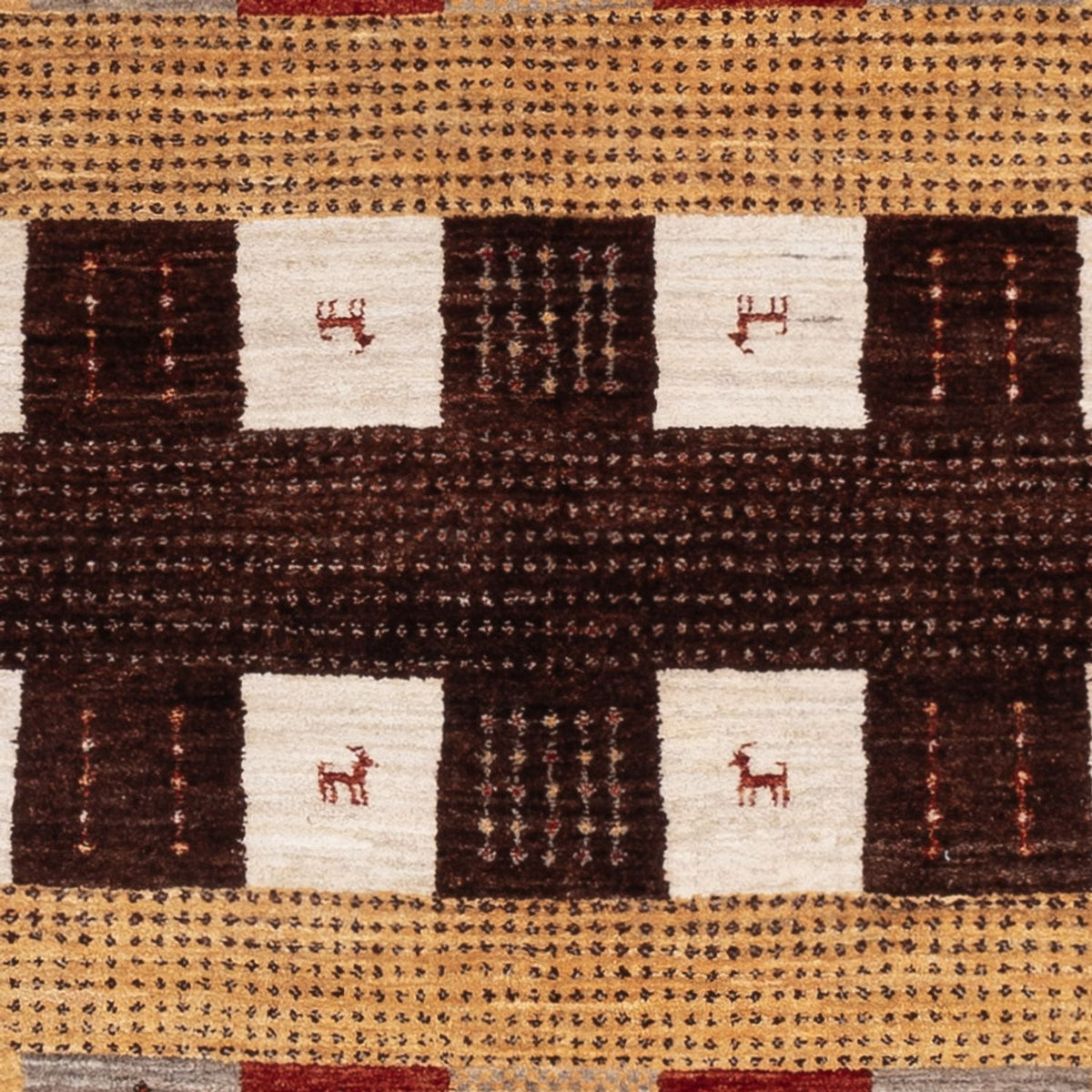 Tappeto Gabbeh - Loribaft Indus - 216 x 147 cm - multicolore