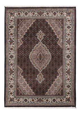 Tappeto orientale - Tabriz - 196 x 141 cm - grigio scuro