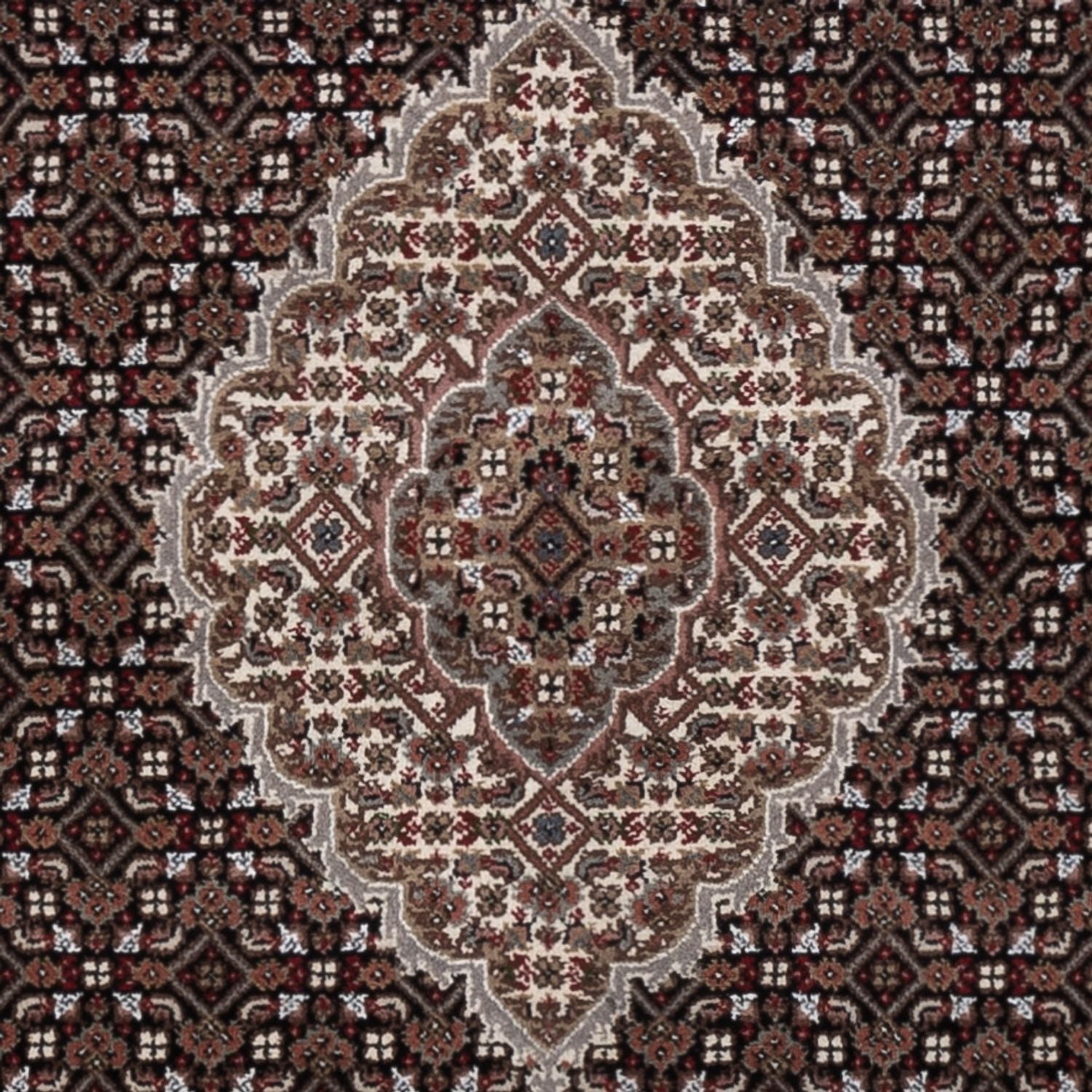 Tappeto orientale - Tabriz - 196 x 141 cm - grigio scuro