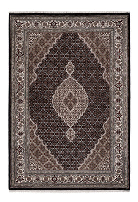 Tappeto orientale - Tabriz - 204 x 141 cm - grigio scuro