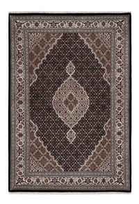 Tappeto orientale - Tabriz - 204 x 141 cm - grigio scuro