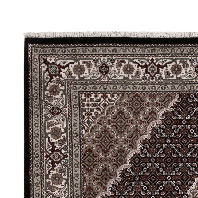 Tappeto orientale - Tabriz - 204 x 141 cm - grigio scuro