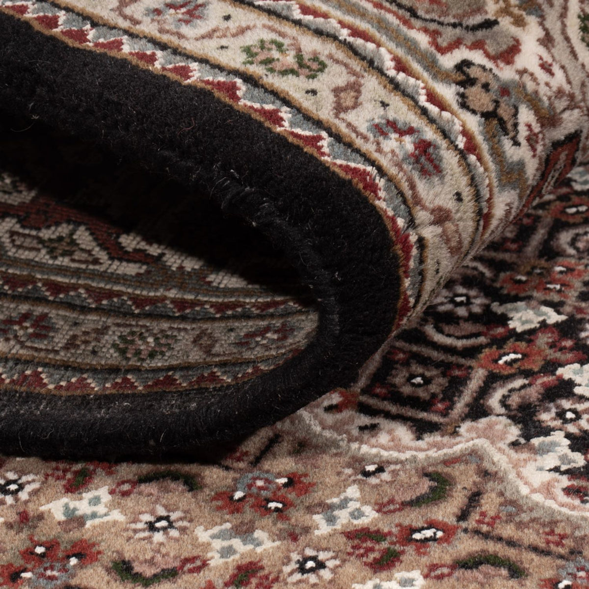 Tappeto orientale - Tabriz - 204 x 141 cm - grigio scuro