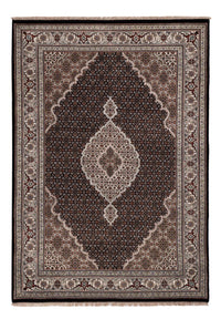 Tappeto orientale - Tabriz - 204 x 142 cm - grigio scuro