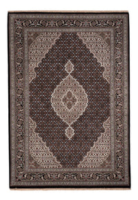 Tappeto orientale - Tabriz - 205 x 143 cm - grigio scuro
