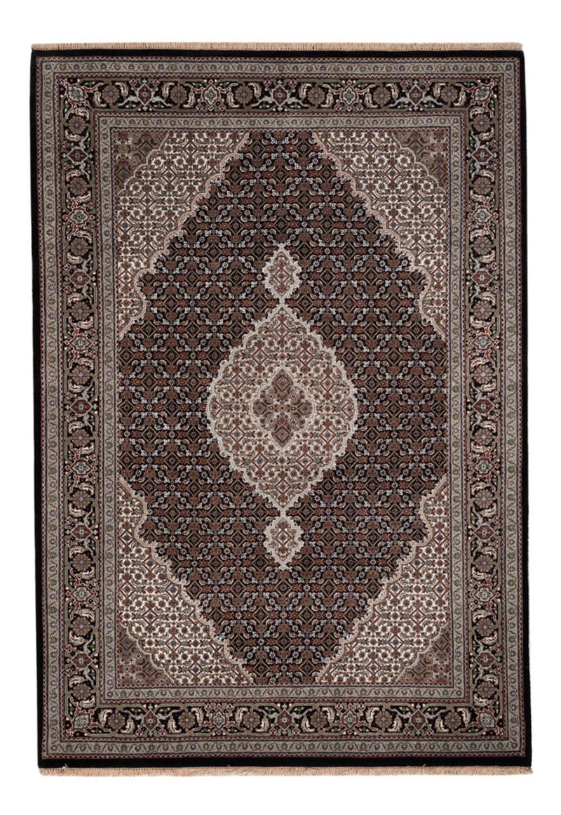 Tappeto orientale - Tabriz - 205 x 143 cm - grigio scuro