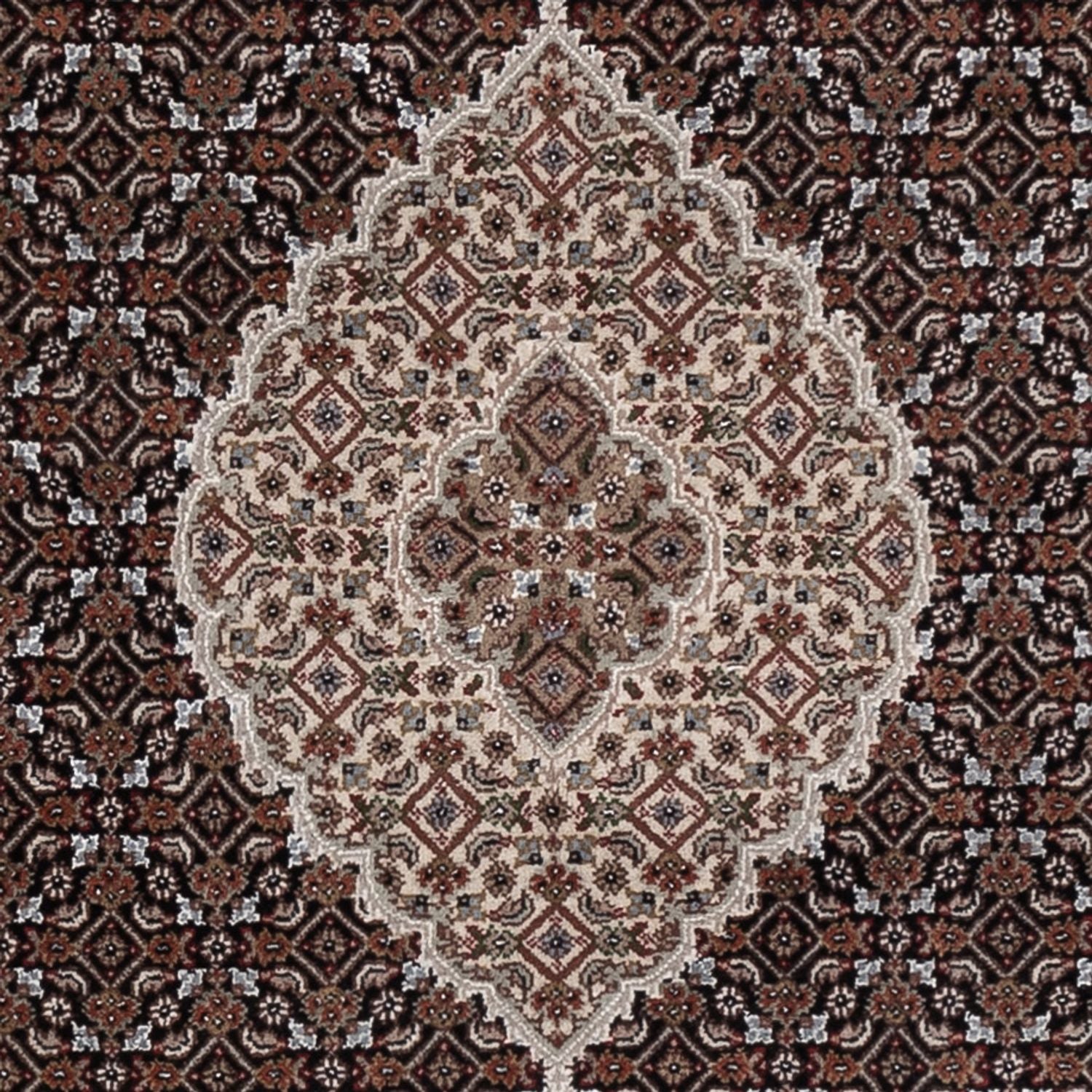 Tappeto orientale - Tabriz - 205 x 143 cm - grigio scuro