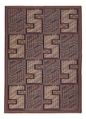 Tappeto Kelim - Orientale - Soumak - 215 x 155 cm - beige scuro