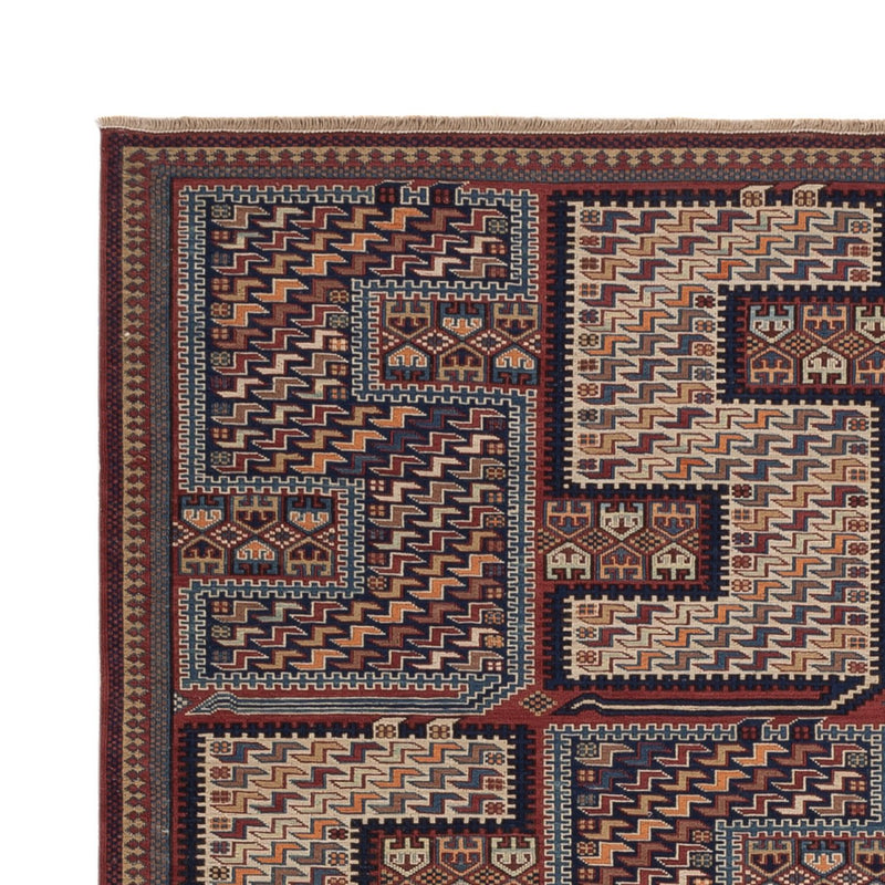 Tappeto Kelim - Orientale - Soumak - 215 x 155 cm - beige scuro