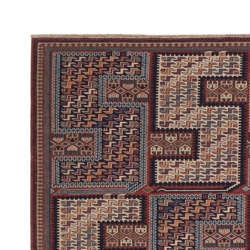 Tappeto Kelim - Orientale - Soumak - 216 x 152 cm - beige scuro
