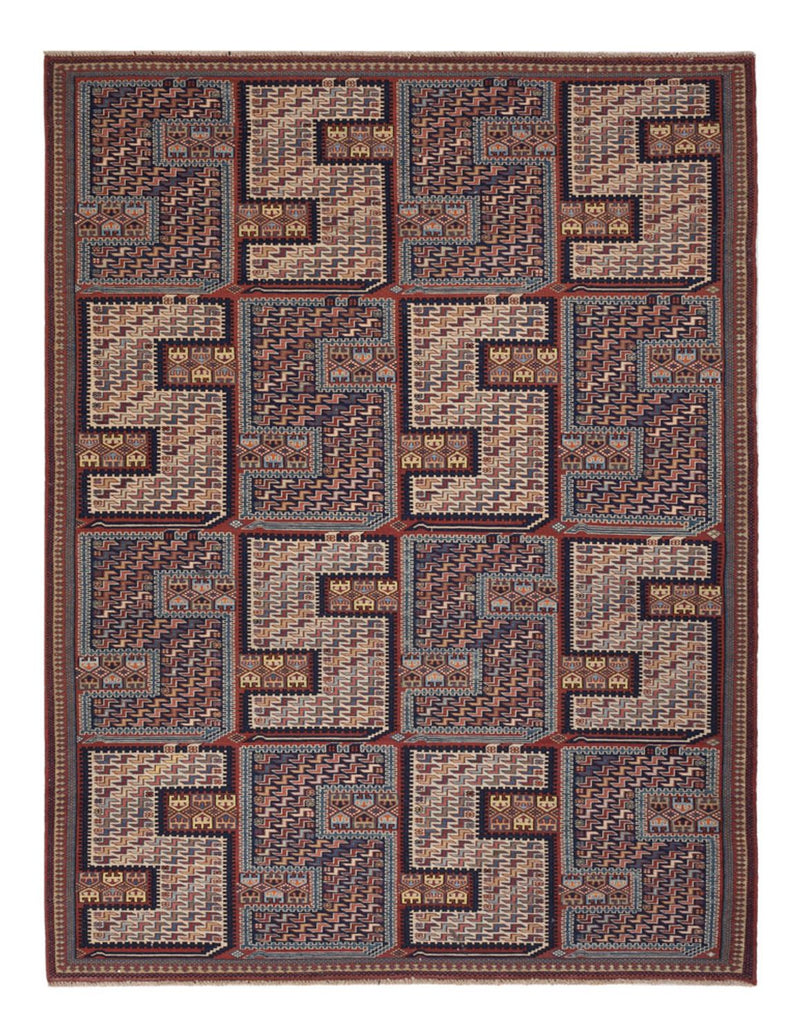 Tappeto Kelim - Orientale - Soumak - 205 x 166 cm - beige scuro