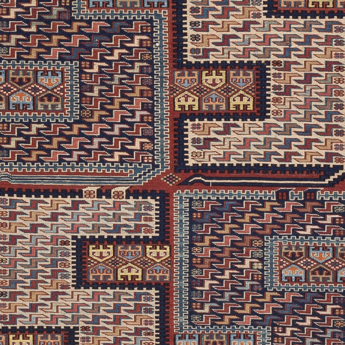 Tappeto Kelim - Orientale - Soumak - 205 x 166 cm - beige scuro