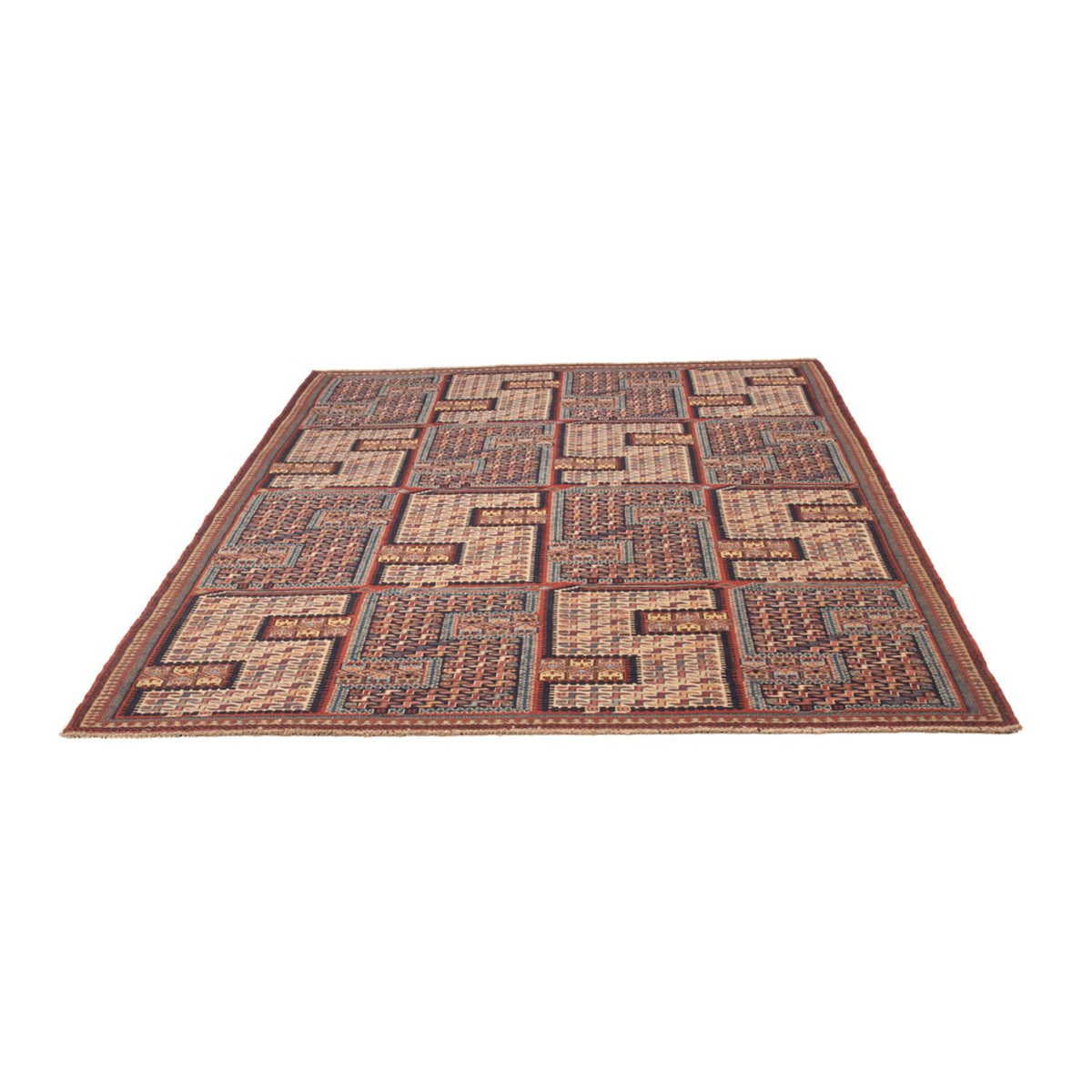Tappeto Kelim - Orientale - Soumak - 205 x 166 cm - beige scuro