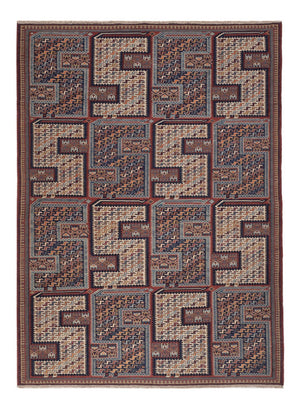 Tappeto Kelim - Orientale - Soumak - 214 x 155 cm - beige scuro