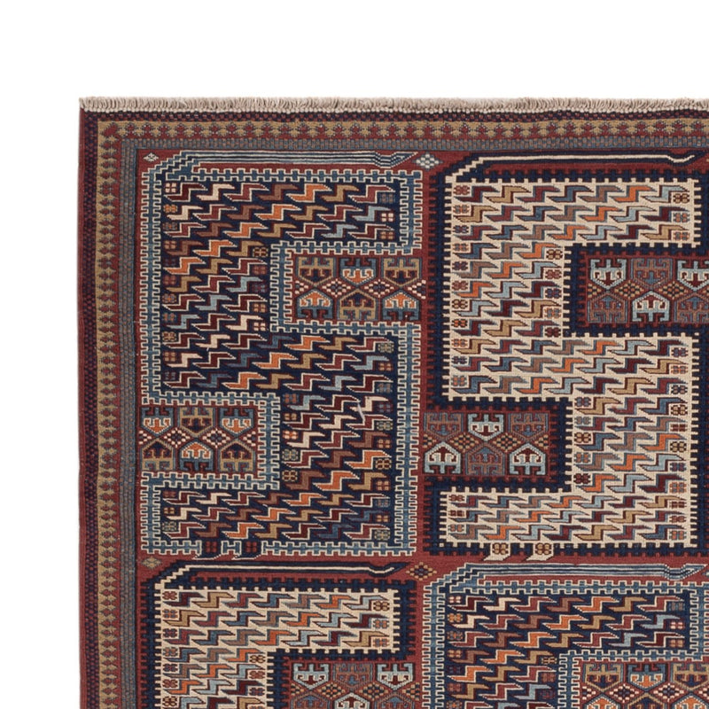 Tappeto Kelim - Orientale - Soumak - 214 x 155 cm - beige scuro