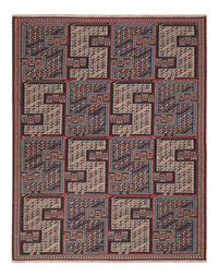 Tappeto Kelim - Orientale - Soumak - 208 x 165 cm - beige scuro