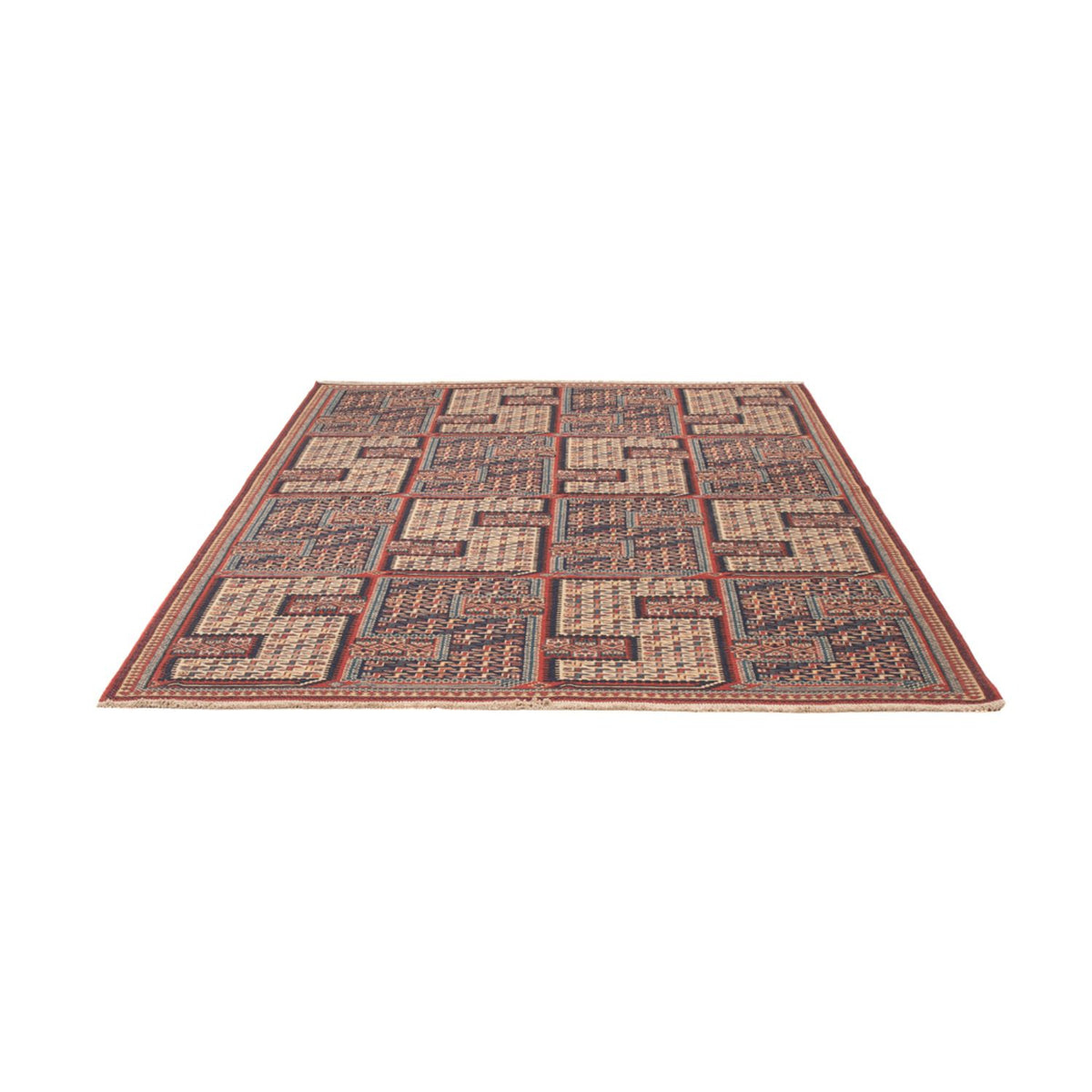 Tappeto Kelim - Orientale - Soumak - 208 x 165 cm - beige scuro