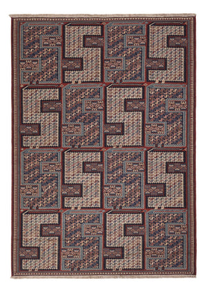 Tappeto Kelim - Orientale - Soumak - 223 x 156 cm - beige scuro