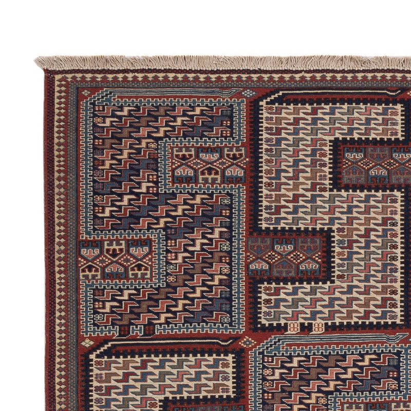 Tappeto Kelim - Orientale - Soumak - 223 x 156 cm - beige scuro