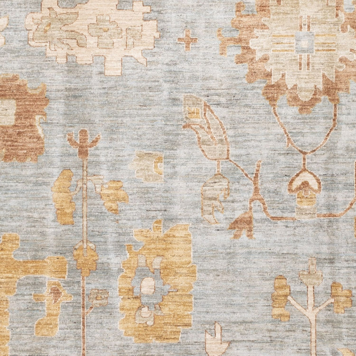 Tappeto Ziegler - Usak - 348 x 246 cm - blu chiaro