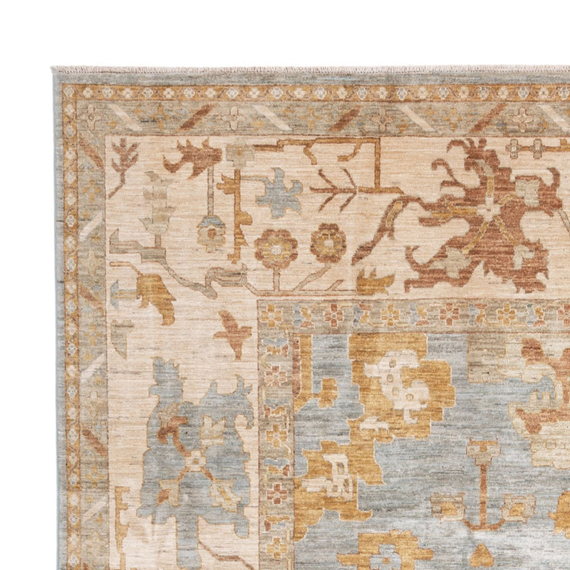 Tappeto Ziegler - Usak - 348 x 246 cm - blu chiaro