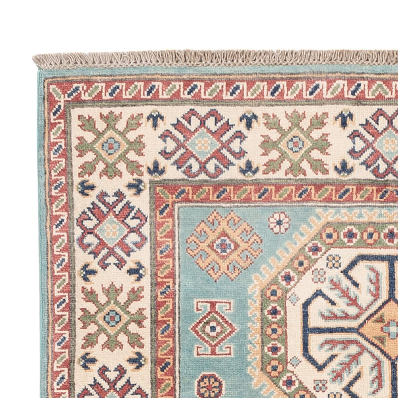 Tappeto Ziegler - Kazak - 178 x 120 cm - blu chiaro