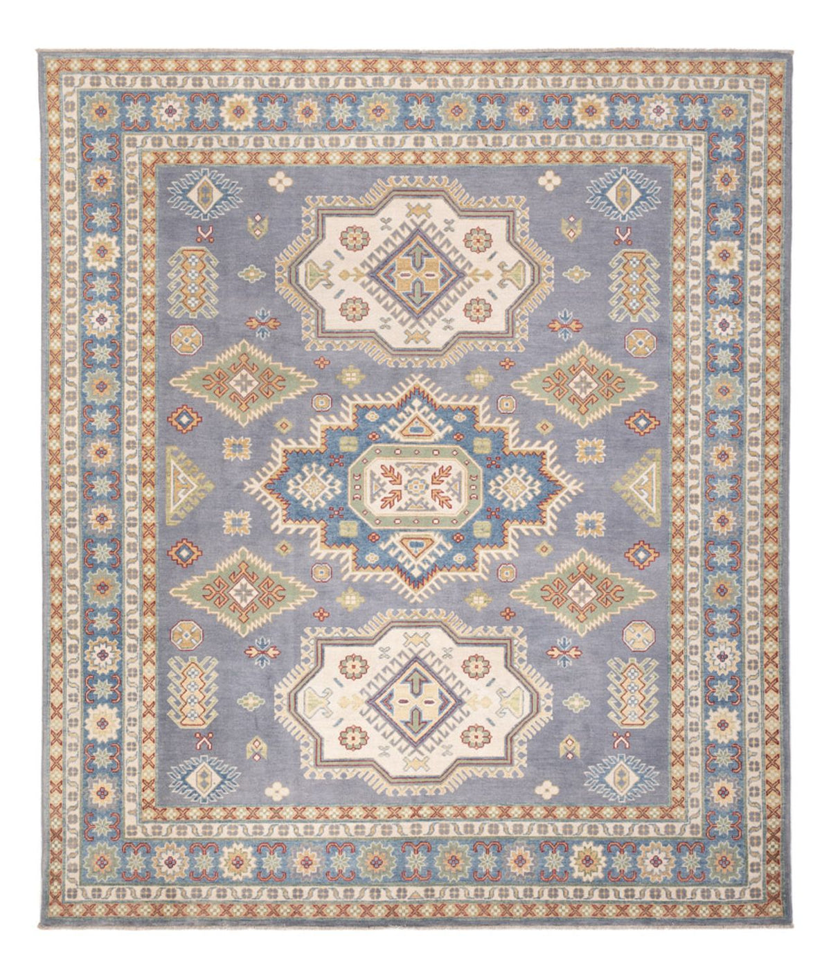 Tappeto Ziegler - Kazak - 299 x 244 cm - blu mare
