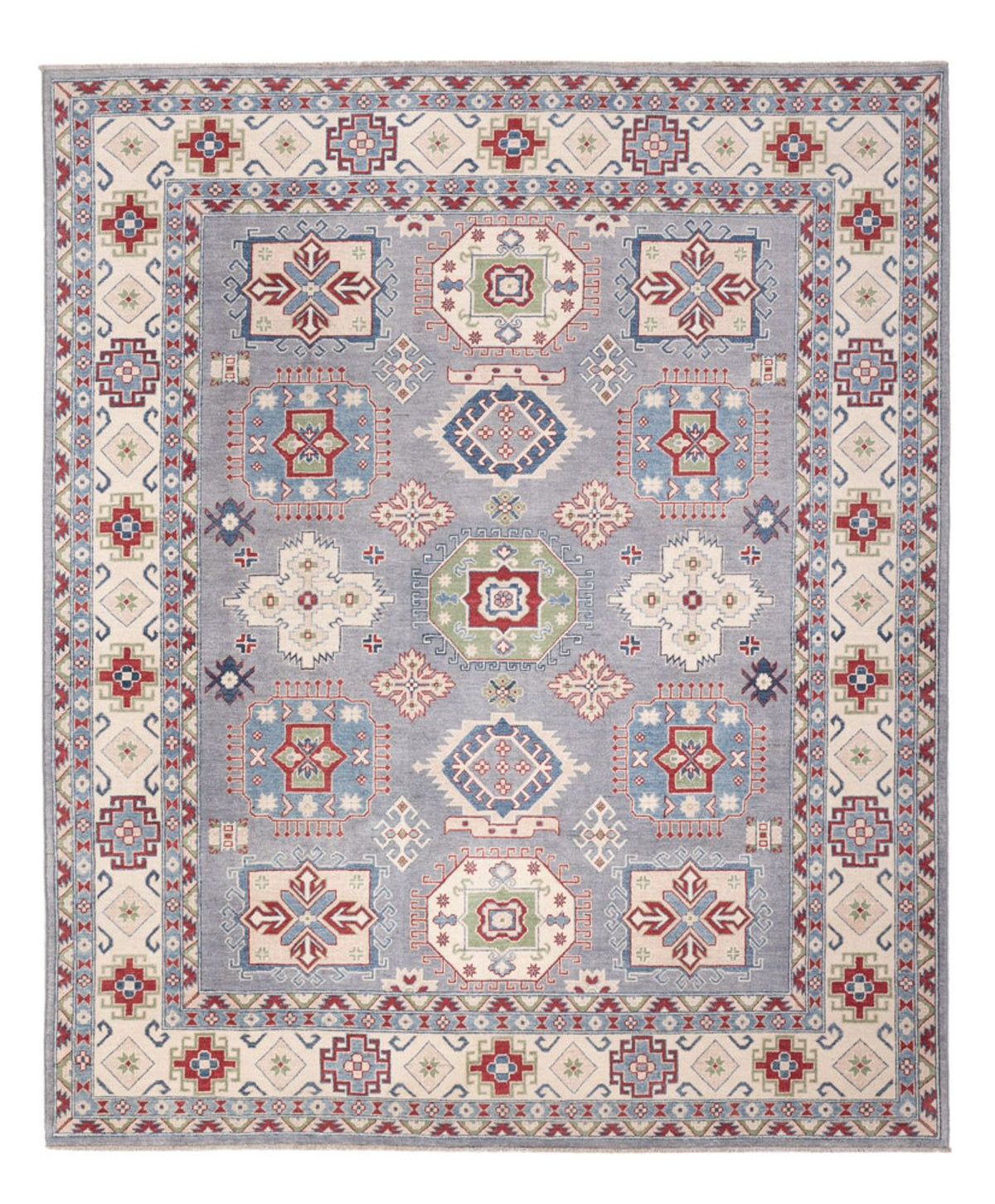 Tappeto Ziegler - Kazak - 302 x 246 cm - blu mare
