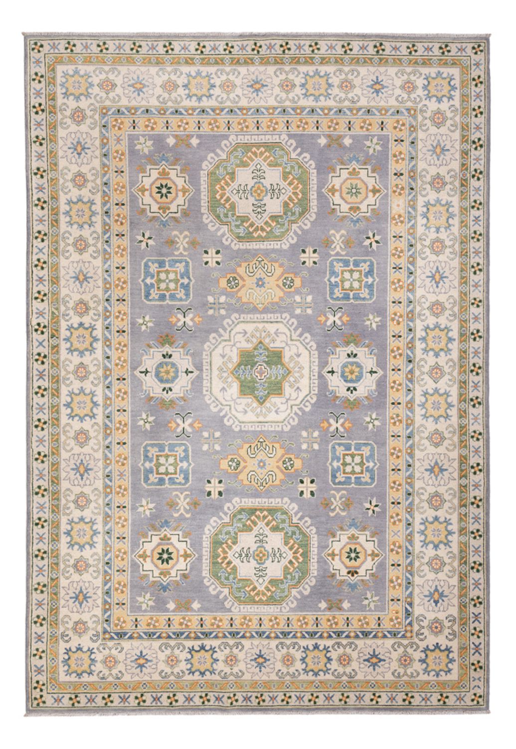 Tappeto Ziegler - Kazak - 299 x 203 cm - blu mare