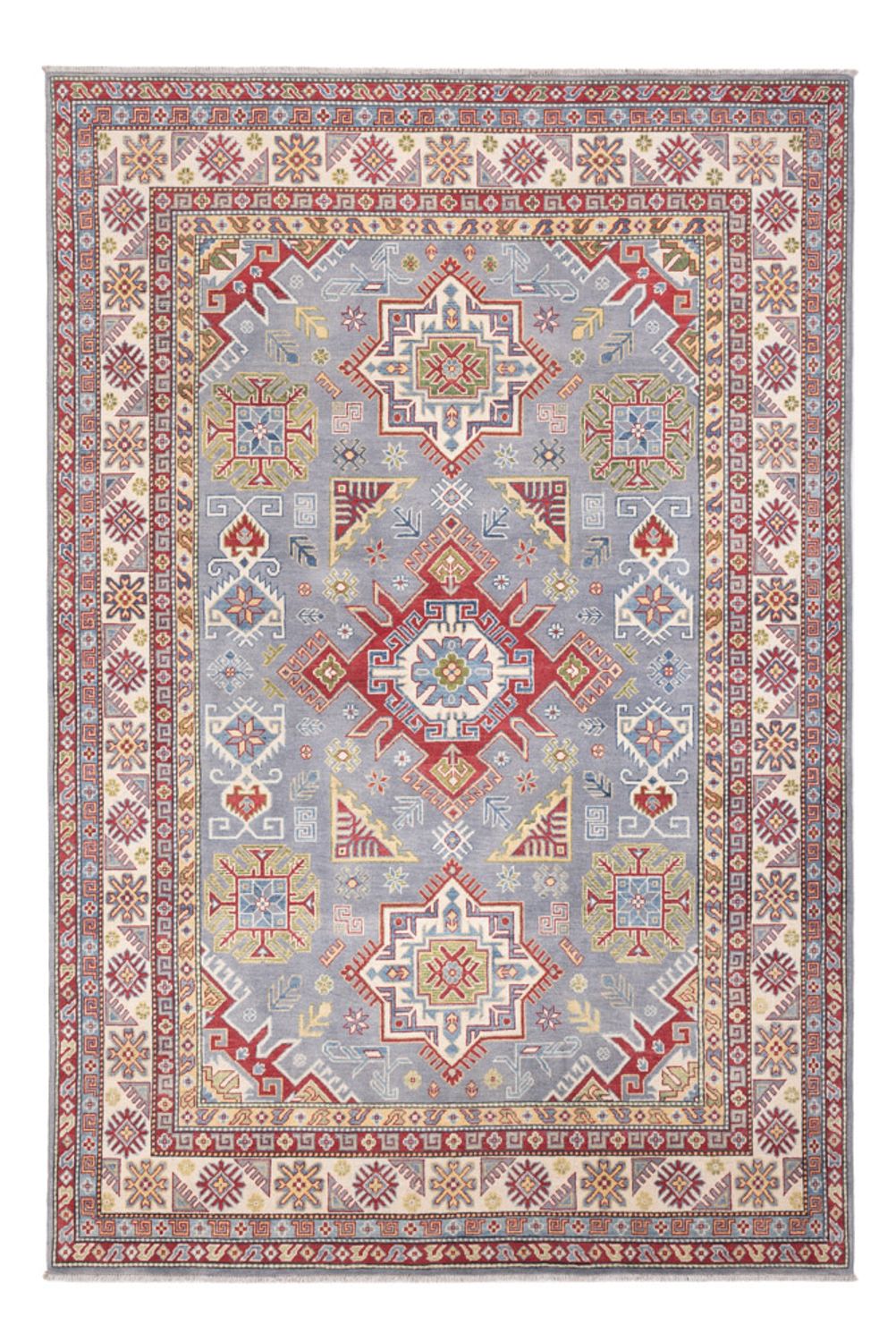Tappeto Ziegler - Kazak - 302 x 202 cm - blu chiaro