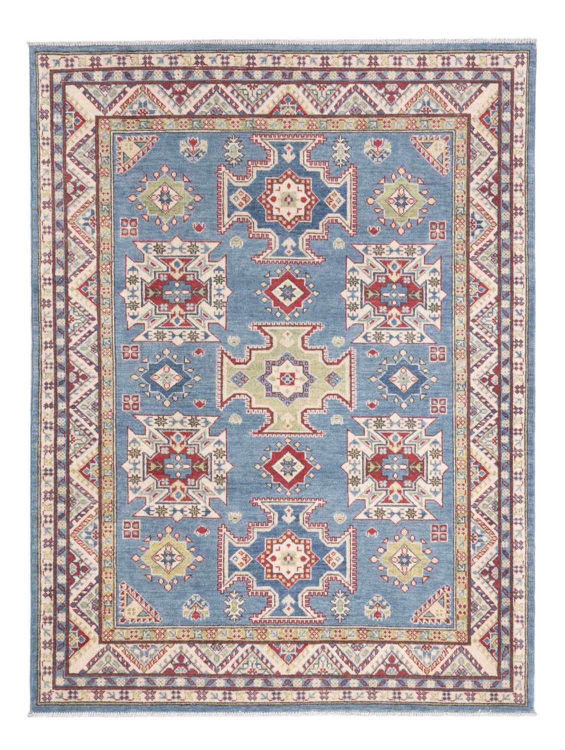Tappeto Ziegler - Kazak - 198 x 150 cm - blu