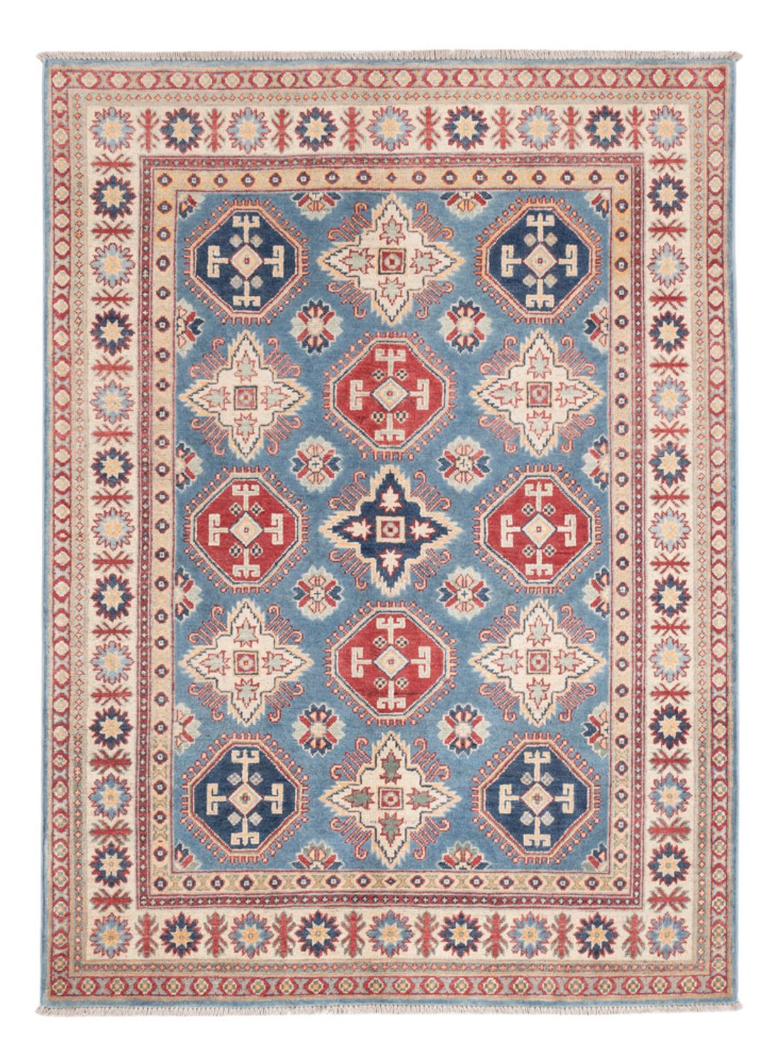 Tappeto Ziegler - Kazak - 203 x 148 cm - blu