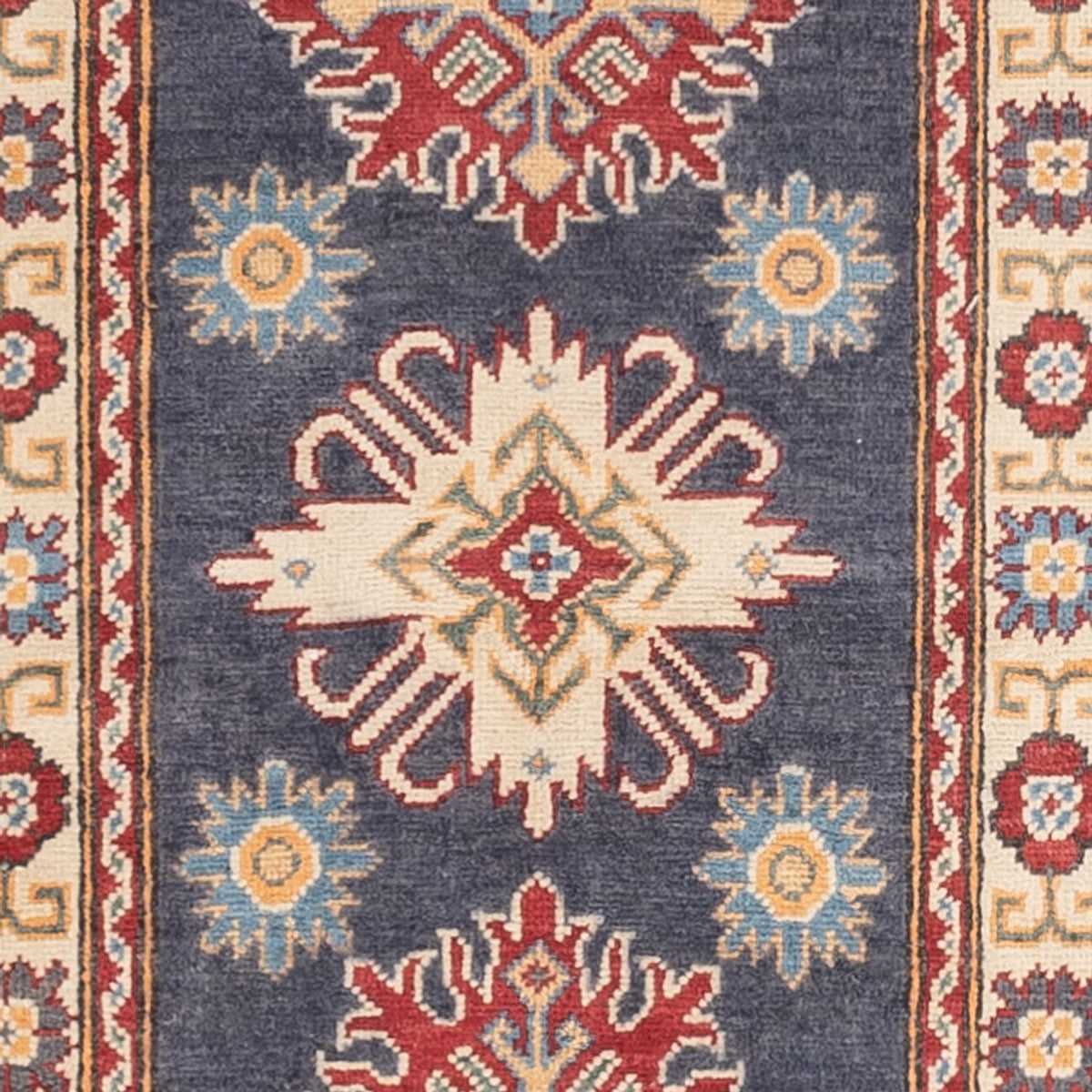 Tappeto corsia Tappeto Ziegler - Kazak - 303 x 80 cm - blu scuro
