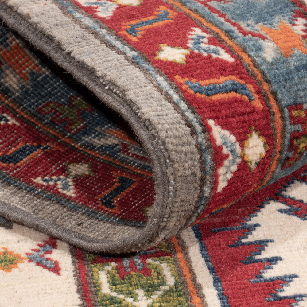 Tappeto Ziegler - Kazak - 298 x 200 cm - blu cielo