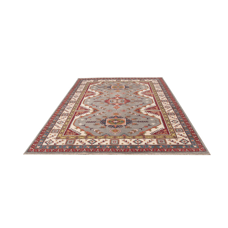 Tappeto Ziegler - Kazak - 298 x 200 cm - blu cielo