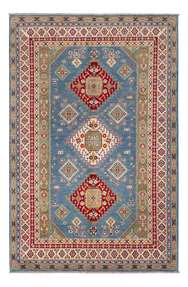 Tappeto Ziegler - Kazak - 300 x 198 cm - blu