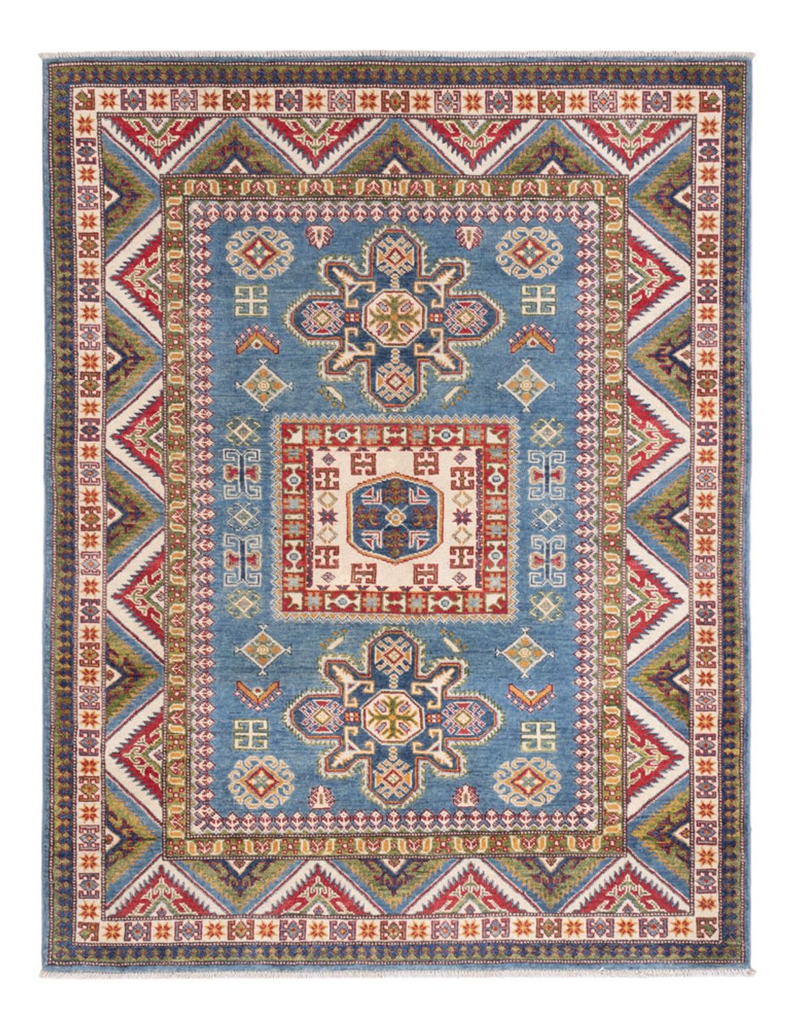 Tappeto Ziegler - Kazak - 193 x 148 cm - blu