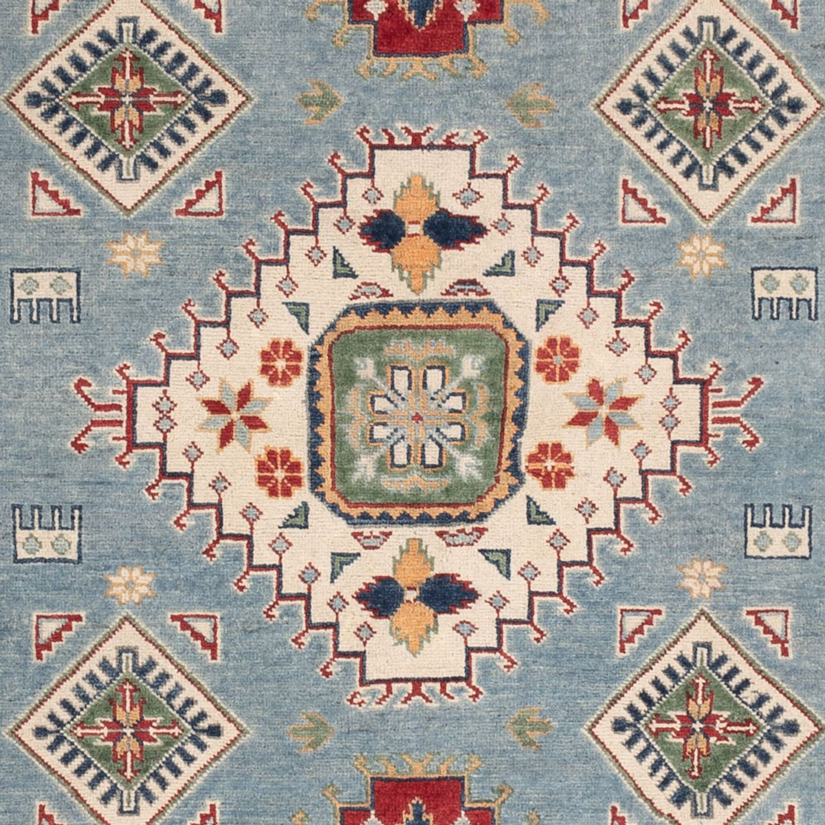 Tappeto Ziegler - Kazak - 291 x 195 cm - blu chiaro