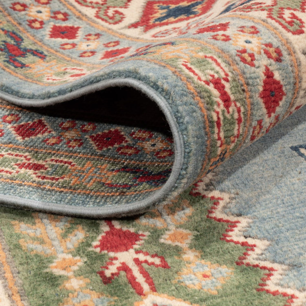 Tappeto Ziegler - Kazak - 291 x 195 cm - blu chiaro