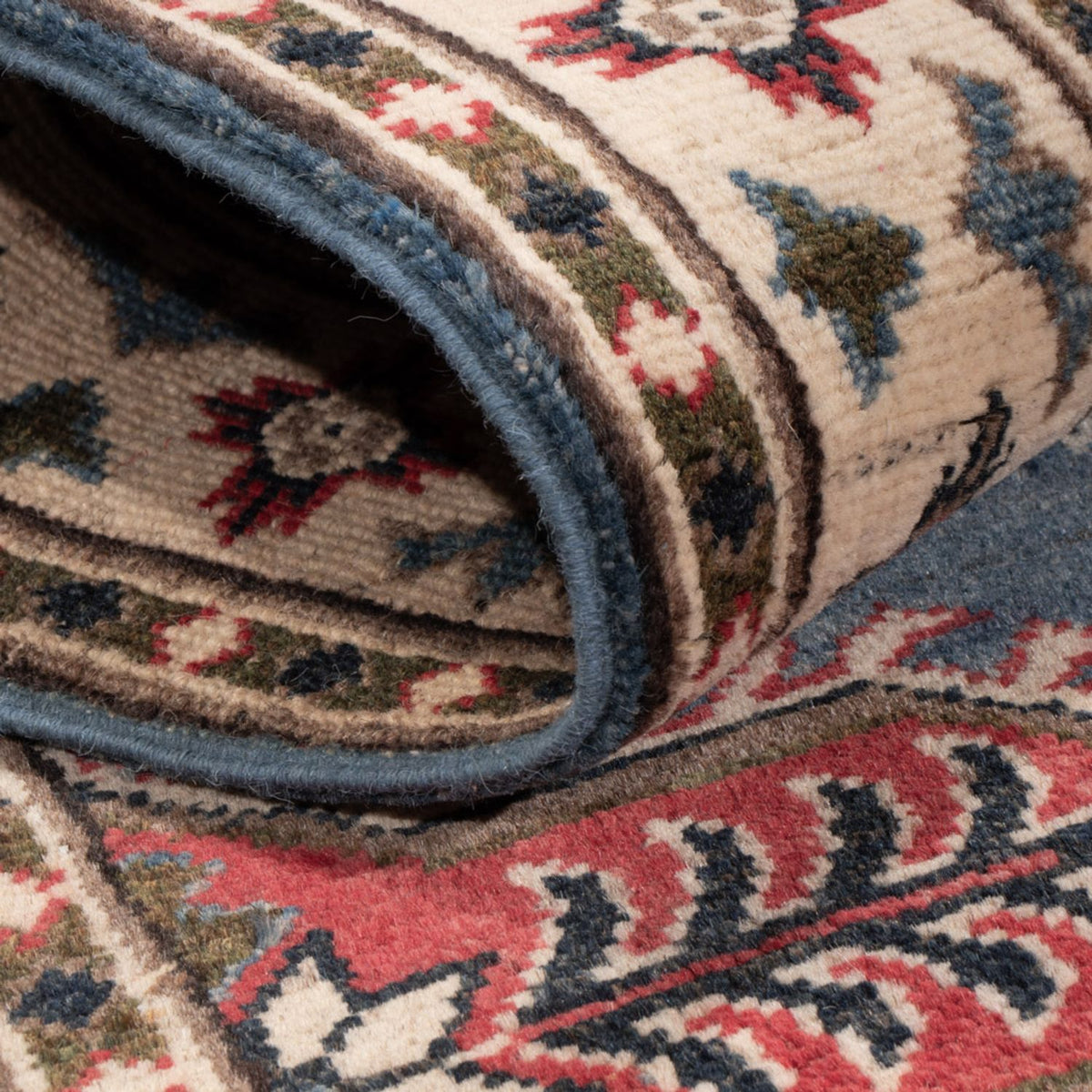 Tappeto corsia Tappeto Ziegler - Kazak - 288 x 82 cm - blu