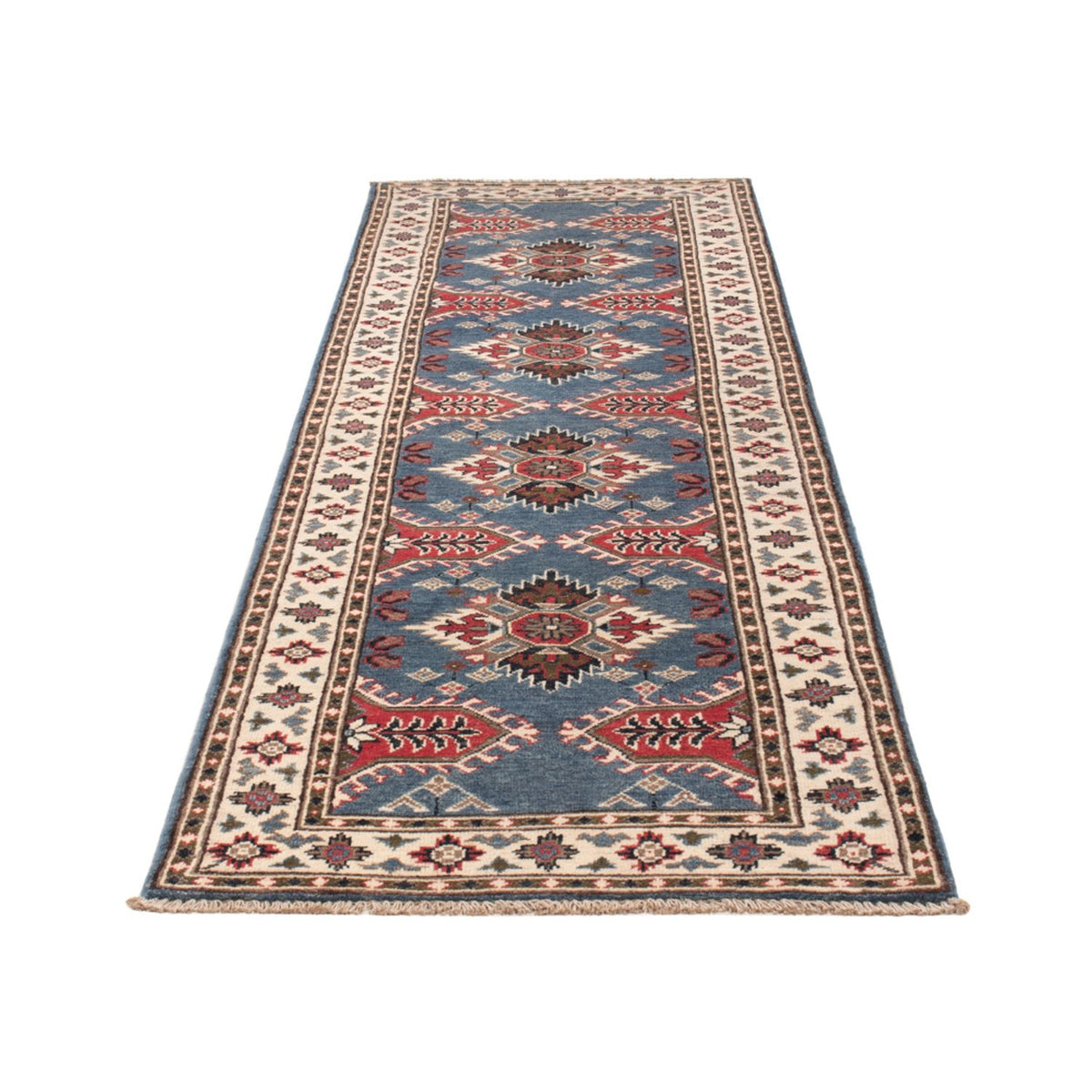 Tappeto corsia Tappeto Ziegler - Kazak - 288 x 82 cm - blu