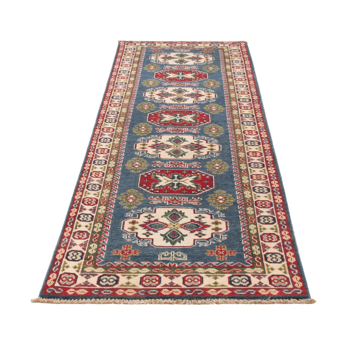 Tappeto corsia Tappeto Ziegler - Kazak - 281 x 80 cm - blu