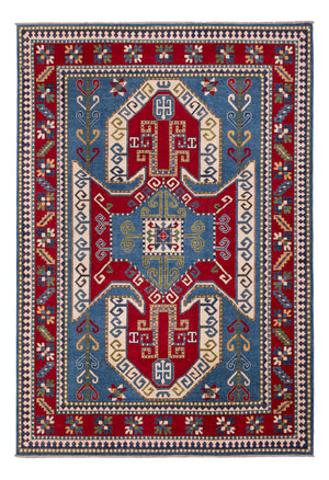 Tappeto Ziegler - Kazak - 295 x 203 cm - blu