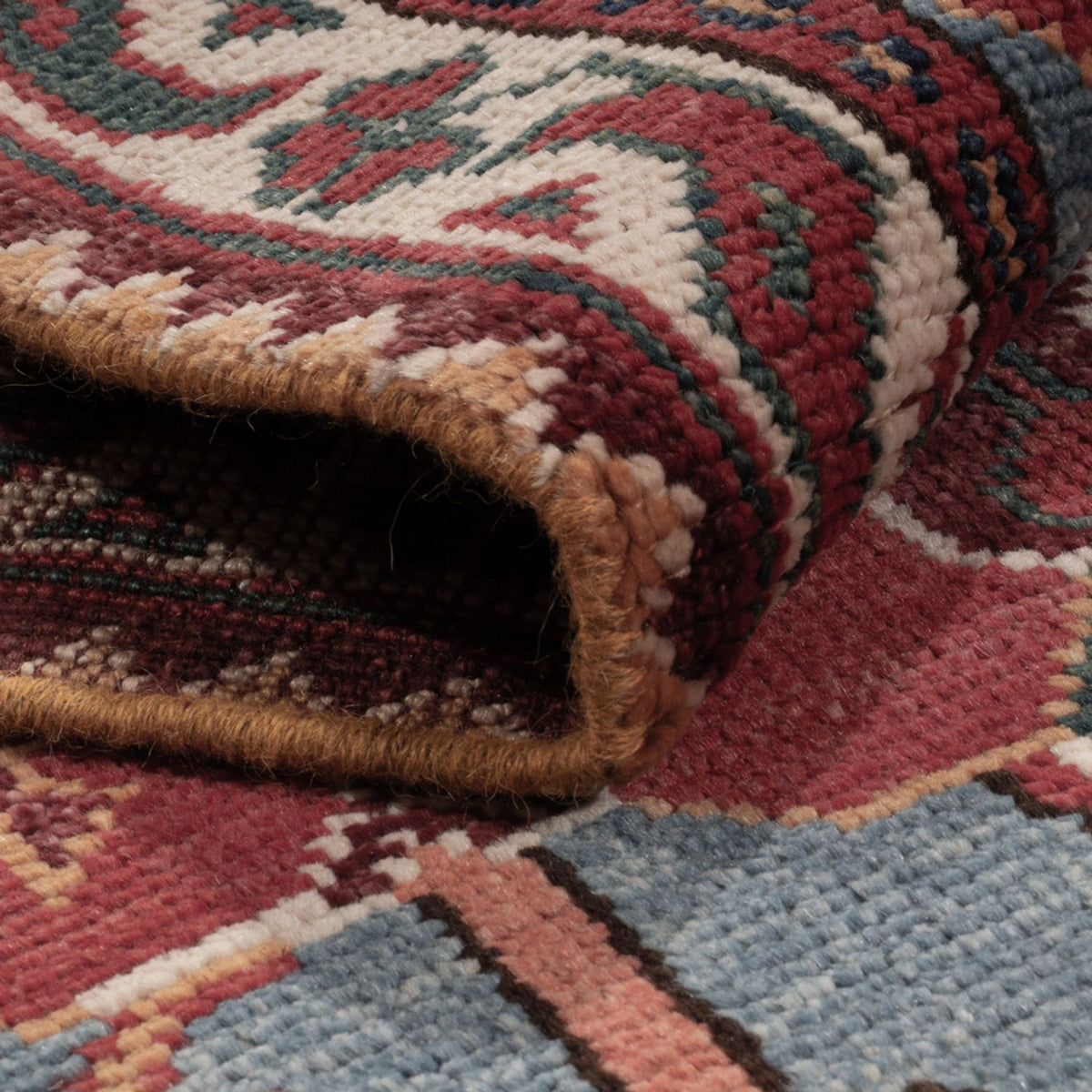 Tappeto corsia Tappeto Ziegler - Kazak - 287 x 77 cm - blu