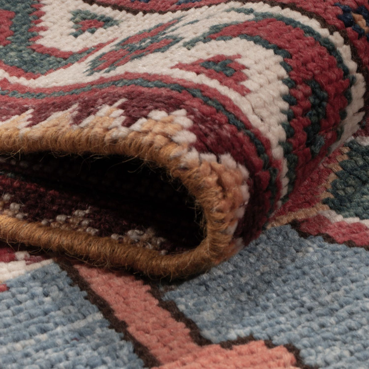 Tappeto corsia Tappeto Ziegler - Kazak - 287 x 75 cm - blu