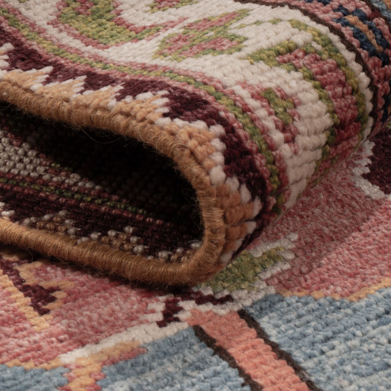 Tappeto corsia Tappeto Ziegler - Kazak - 296 x 78 cm - blu